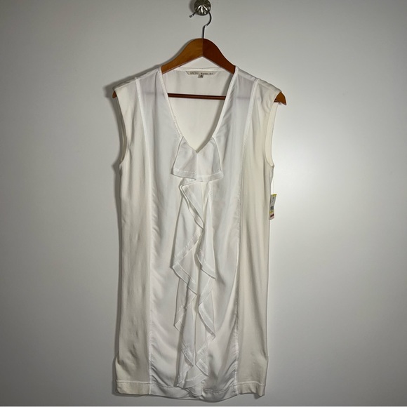 RACHAEL ROY white ruffle down summer dress - Picture 11 of 14